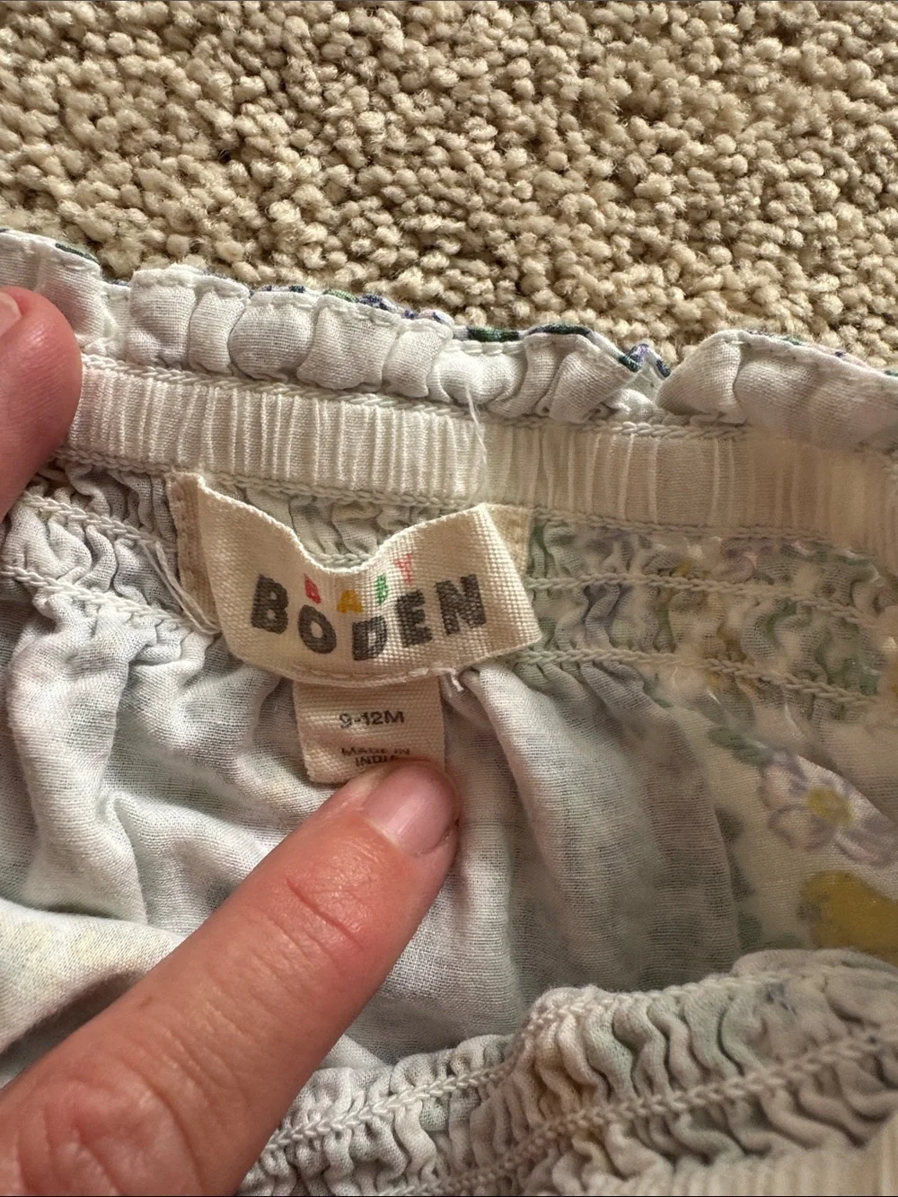 Baby Boden Spring Short Set 9-12m